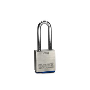 PACLOCK RD-3S Stainless Steel Padlock High Security Rotating Disc Cylinder 3/8" Diameter Hard Stainless Steel Shackle