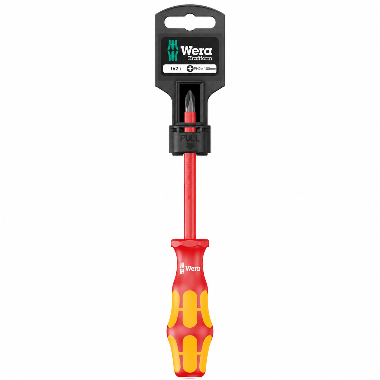 Wera 05100011001 162 I PH SB VDE Insulated Screwdriver For Phillips Screws PH 1 X 80 MM
