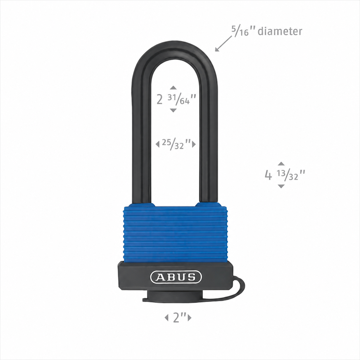 ABUS 70IB/45HB63 Solid Brass Weatherproof Padlock 2-1/2″ Shackle