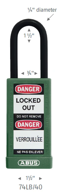 Insulated Padlock 74MLB/40