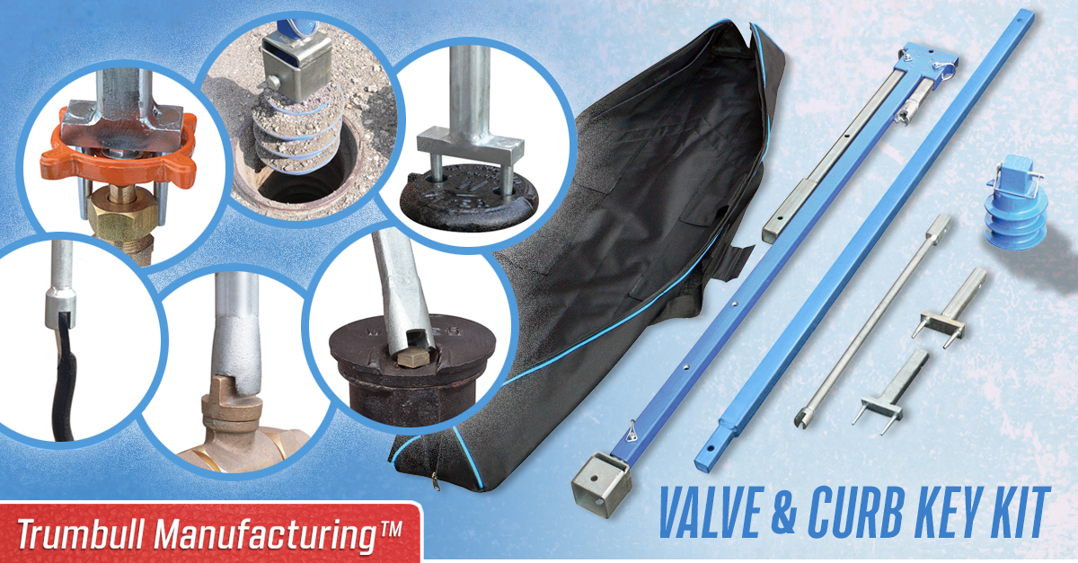 Trumbull Mfg. 367-9100 Valve and Curb Box Key Kit