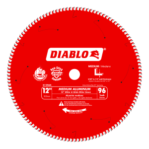 Diablo D1296N - 12" x 96-Teeth Saw Blade for Medium Aluminum