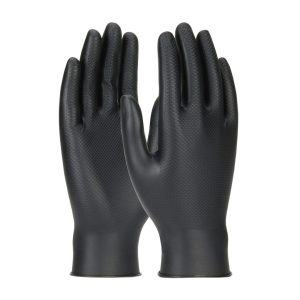 PIP 67-246 Black Grippaz Skins Extended Use Gloves - 50 Pack
