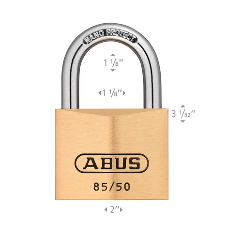 ABUS 85/50 Brass Padlock