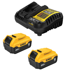 Dewalt DCB205-2C - 20V MAX* Lithium-Ion 2-Pack Battery 5Ah Starter Kit