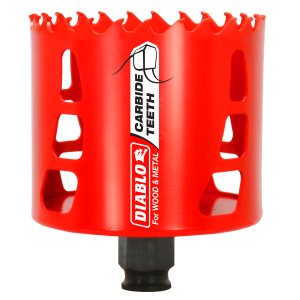 Diablo DHS3125CT - 3-1/8" Carbide Teeth Hole Saw for Wood and Metal