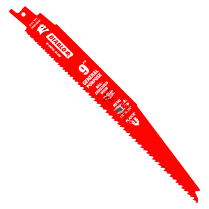Diablo DS0914BGP25 - 9" 8/14TPI I Bi-Metal Reciprocating Saw Blades for General Purpose Cuts (25-pk)